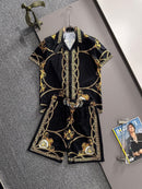 Conjunto Masculino Versace - Estampa Barocco e Greca.