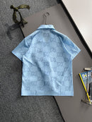 Conjunto GUCCI  Hype Monograma Azul