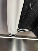 Jaqueta Bomber Gucci Varsity em Couro GG Alto Relevo - Edição Especial