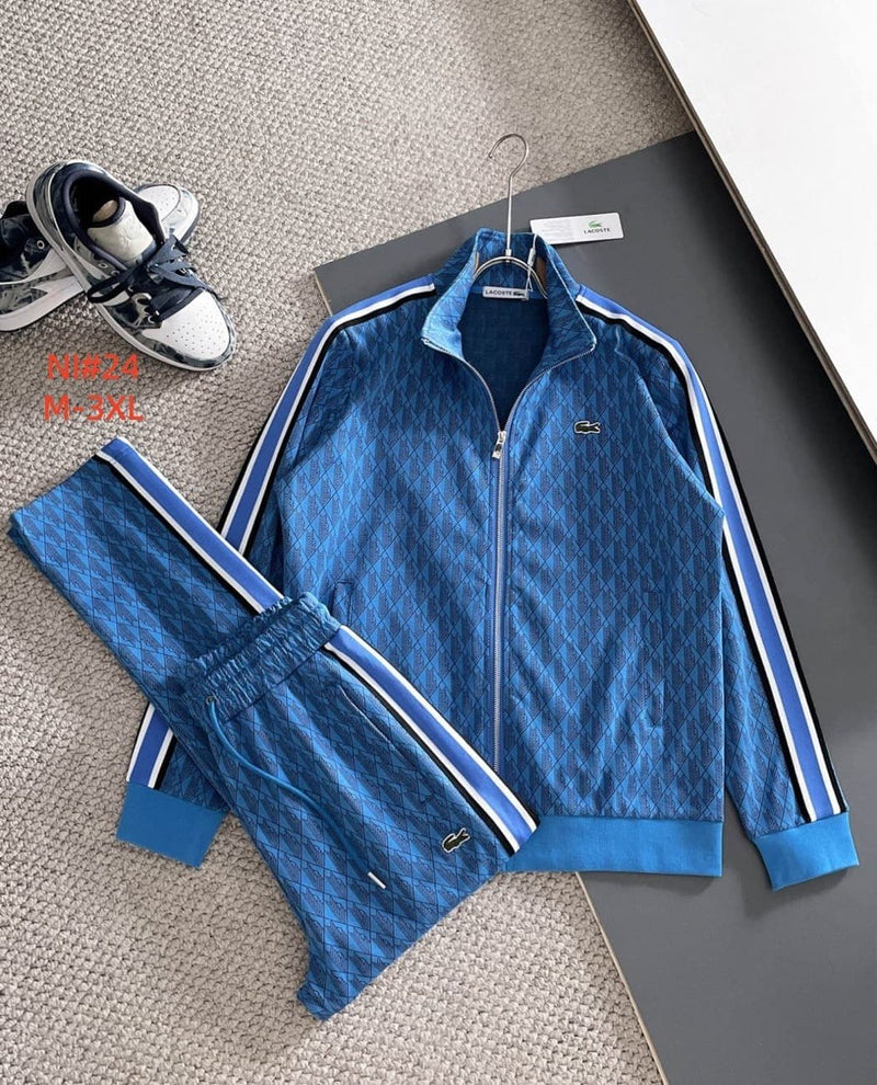 Conjunto Lacoste Paris Jacquard