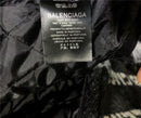 Balenciaga Allover Logo Faux Fur
